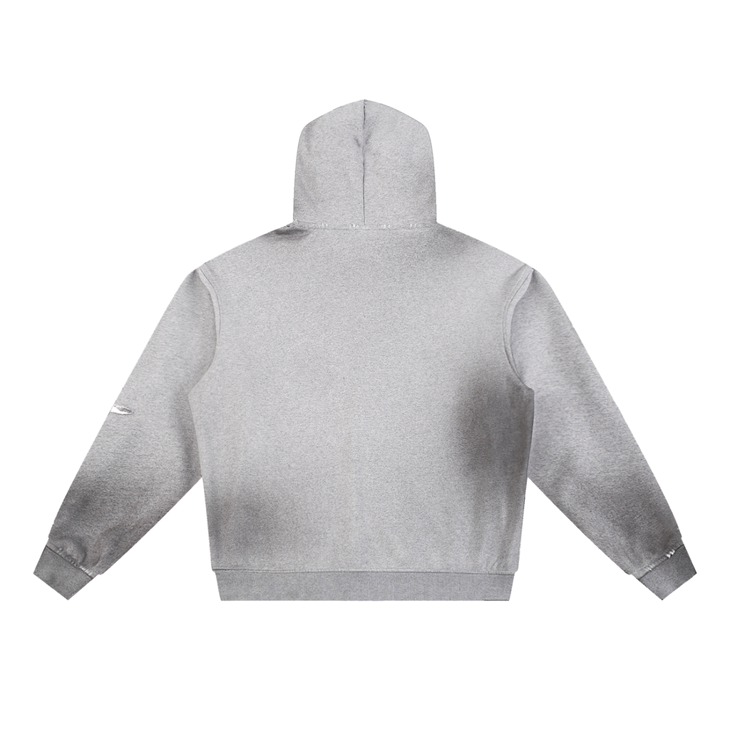 Sun Fade Frayed Fleece Hoodies