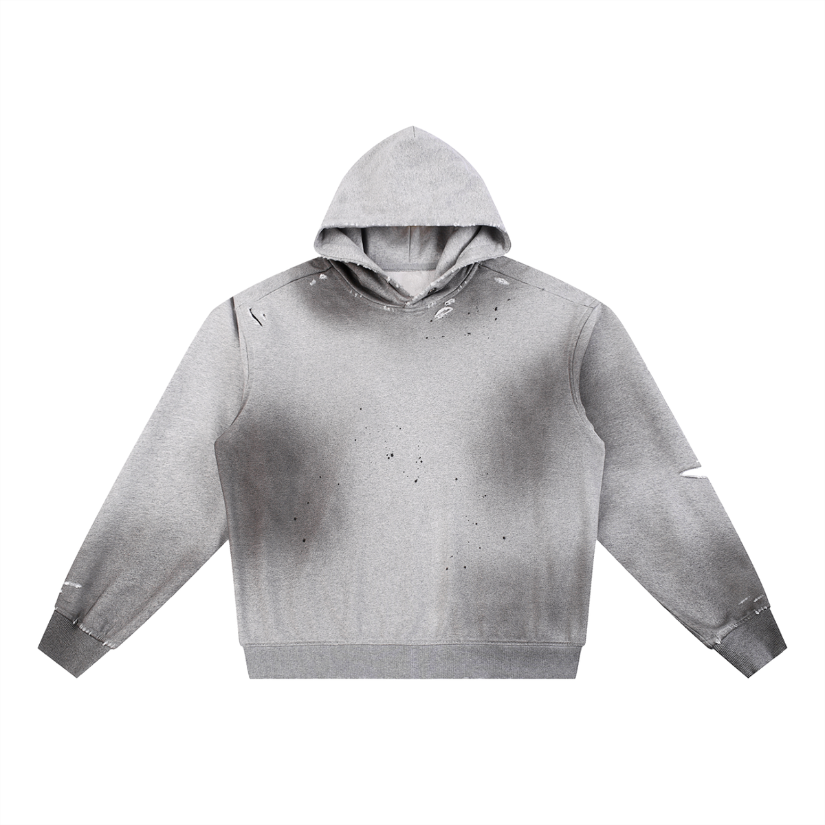 Sun Fade Frayed Fleece Hoodies
