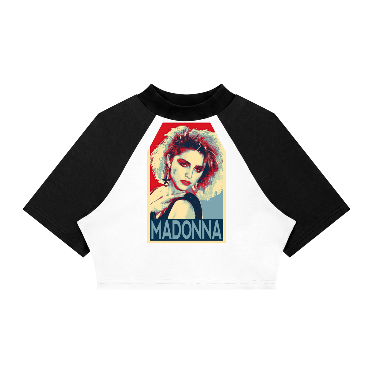Women’s Color Block Raglan Crop T-Shirts