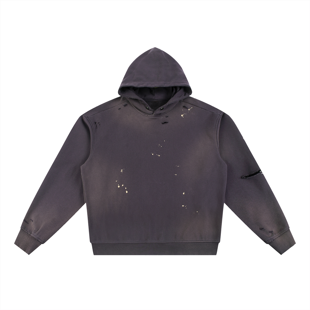 Sun Fade Frayed Fleece Hoodies