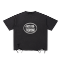 Snow Washed Raw-Hem T-Shirt